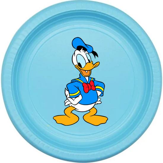 Donald Duck Konsepti Plastik Tabak 5’li