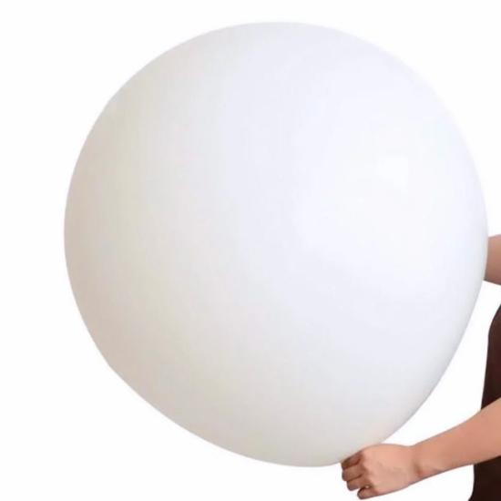 24 inc Jumbo Boy Beyaz Renk Balon