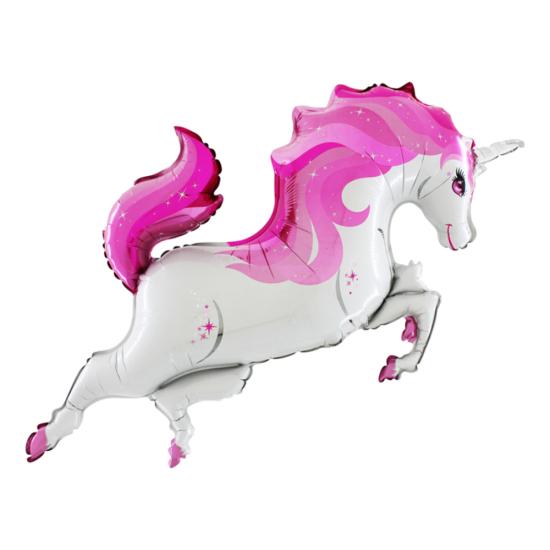 Unicorn Body Pink Konsepti Folyo Balon