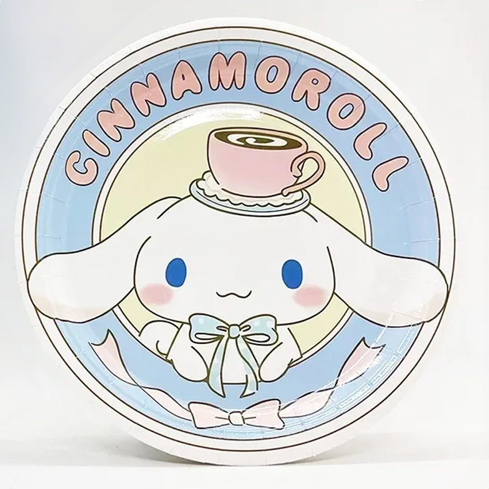 Cinnamoroll Temalı Tabak 8’li