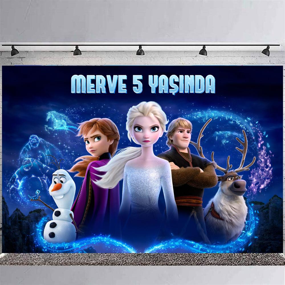 Frozen 2 Konsepti Kişiye Özel Afiş