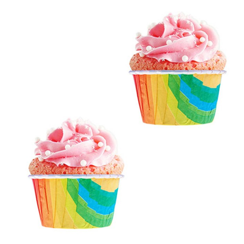 Gökkuşağı Cupcake Kek Kapsülü 10’lu