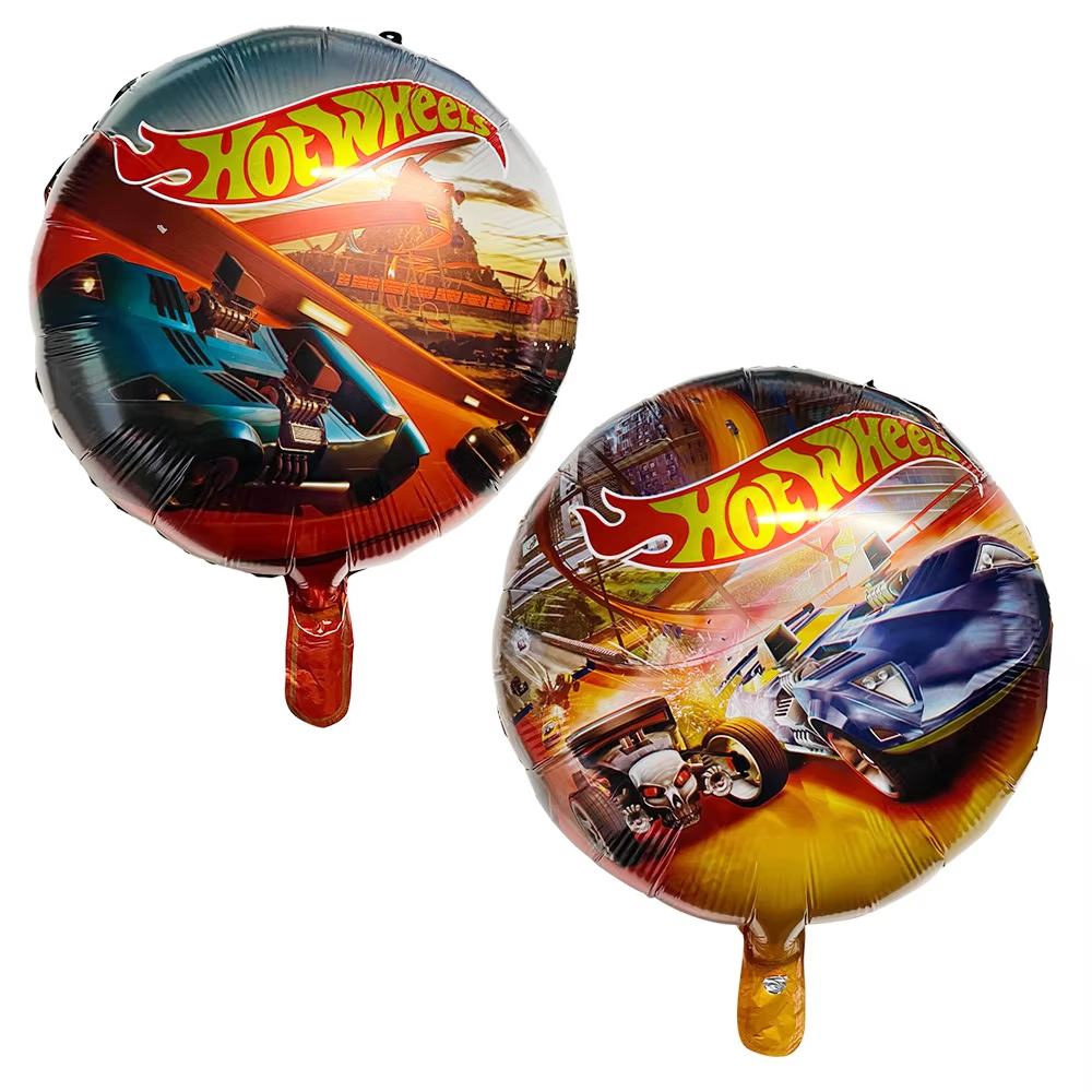 Hot Wheels Konsepti Yuvarlak Folyo Balon