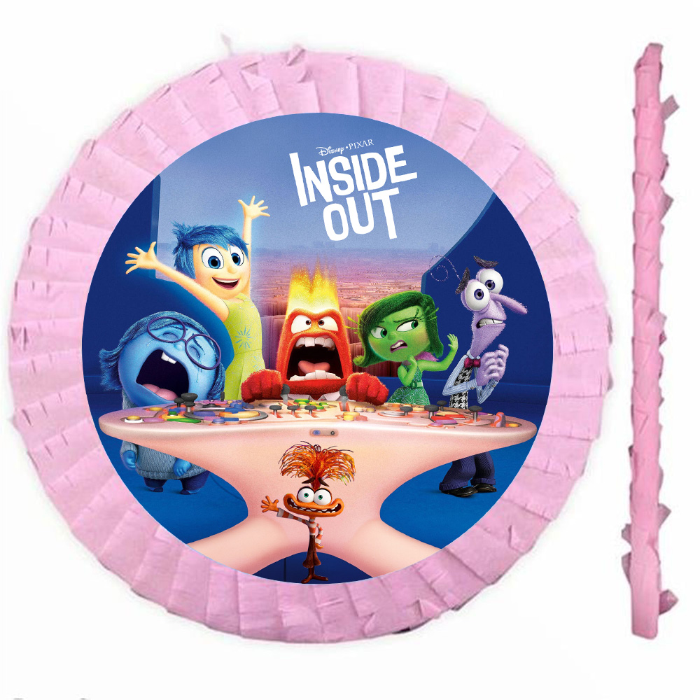 Inside Out Ters Yüz Konseptli Pembe Pinyata