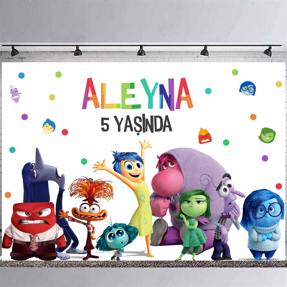 Inside Out 2 Konsepti Kişiye Özel Afiş