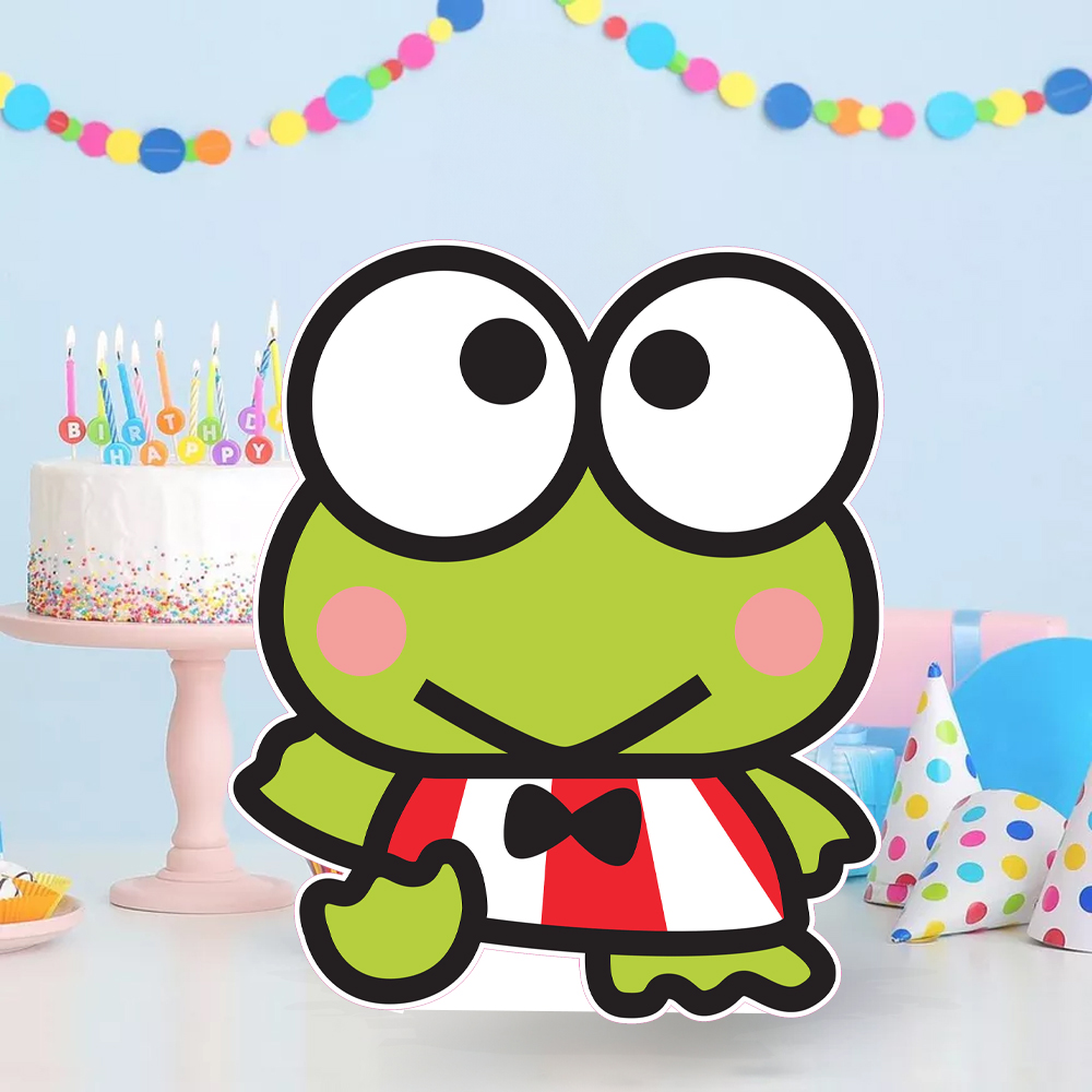 Keroppi Temalı Masa Üstü Ayaklı Dekor Pano