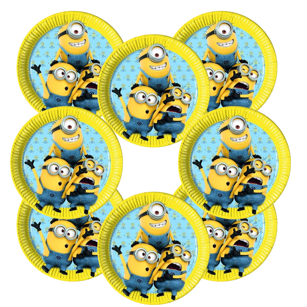 Minions Konseptli Doğum Günü Seti 8 Kişilik