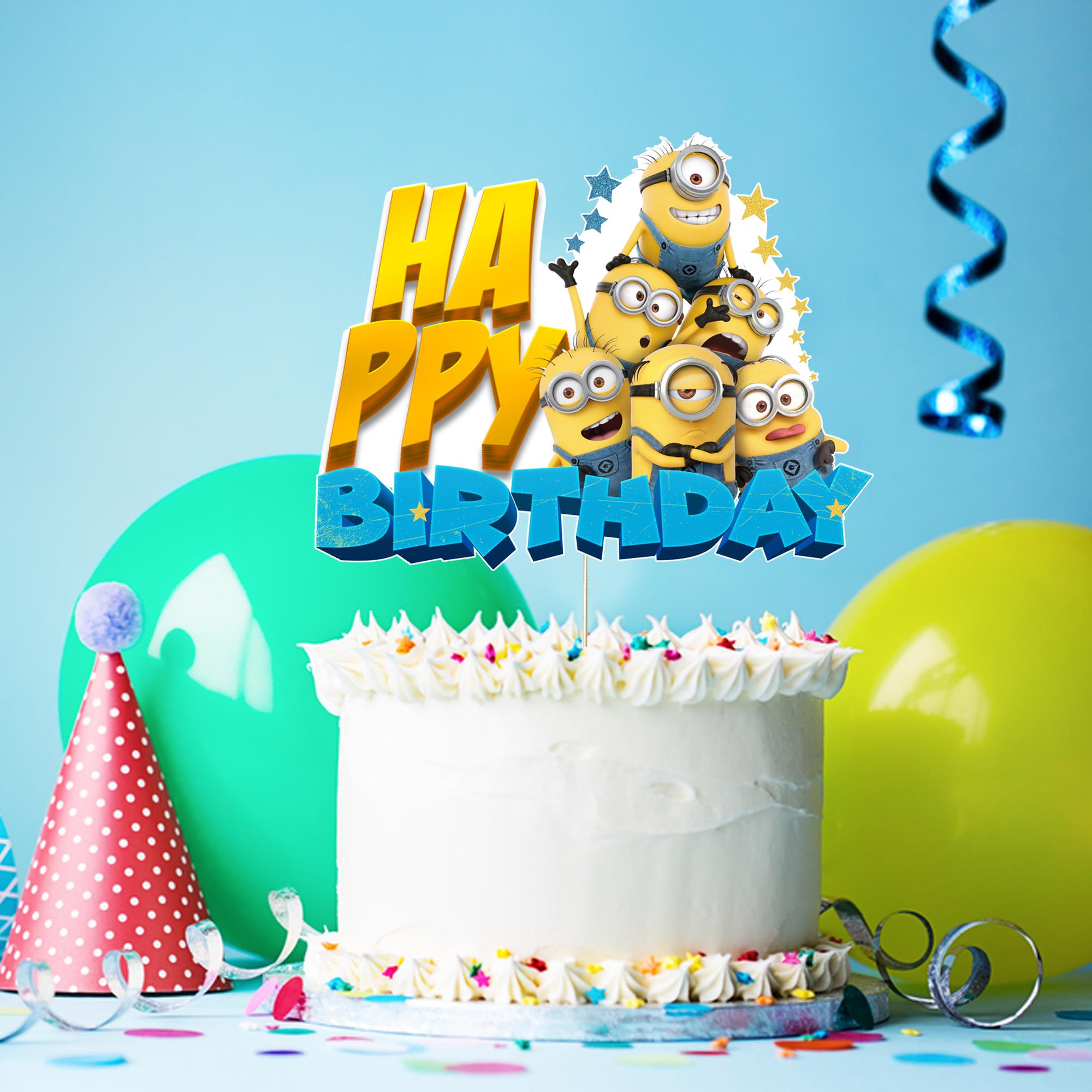 Minions Konseptli Doğum Günü Seti 8 Kişilik