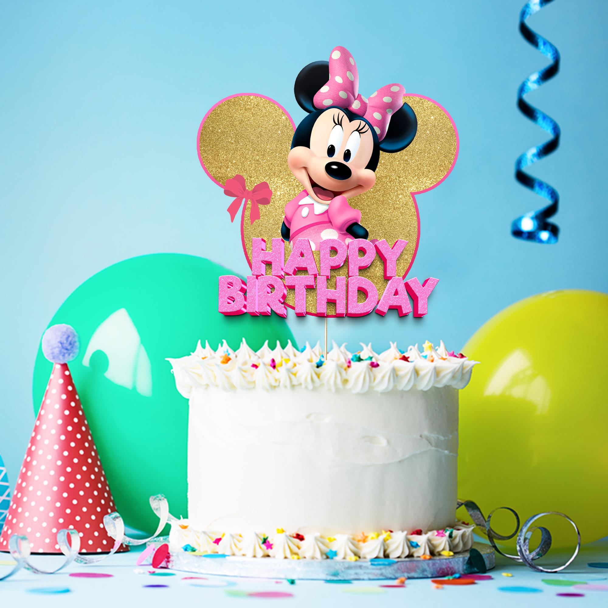 Minnie Mouse Temalı Doğum Günü Seti 16 Kişilik