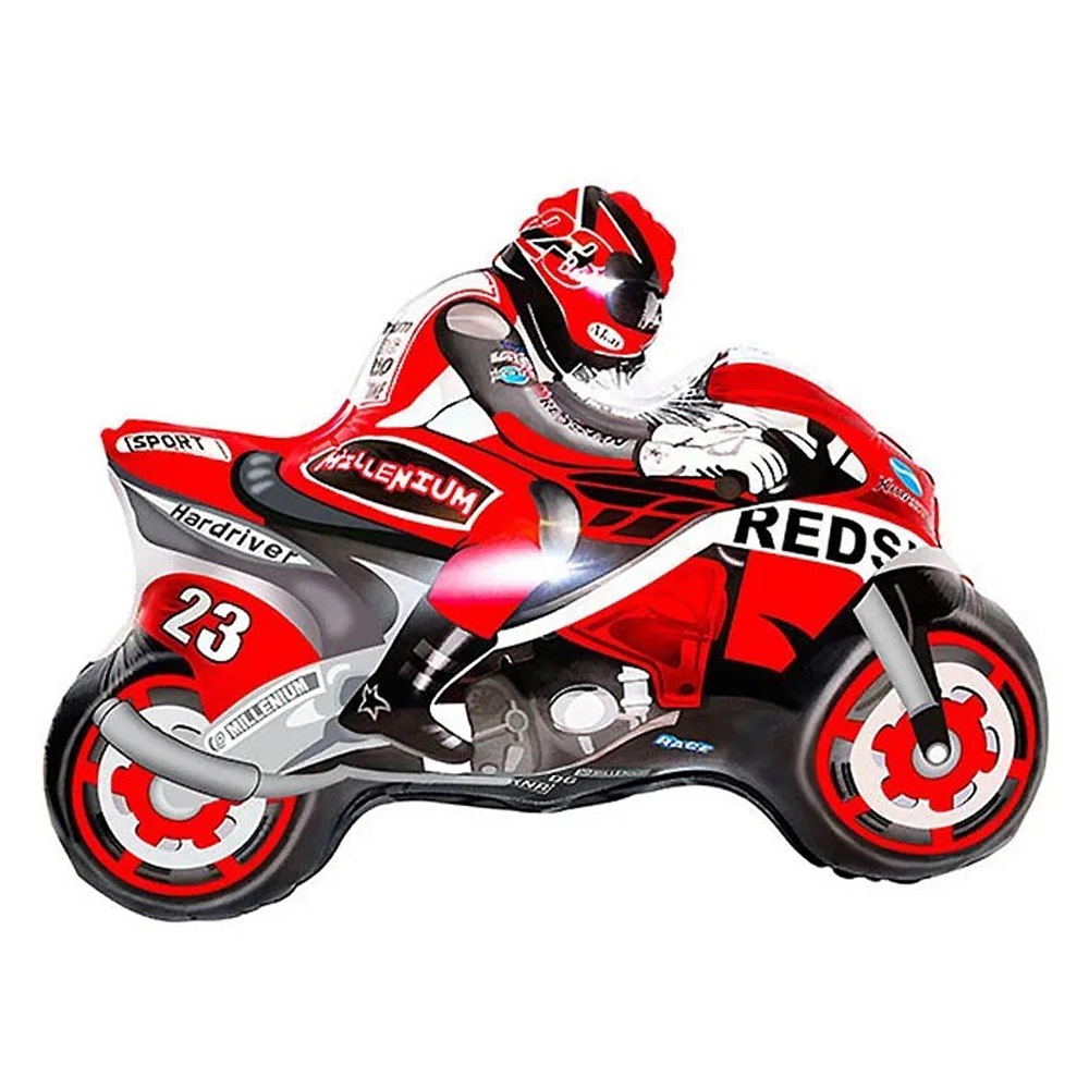 Moto Gp Red Folyo Balon 69 cm