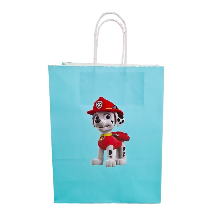 Paw Patrol Marshall Temalı Karton Hediye Çantası - 1 Adet