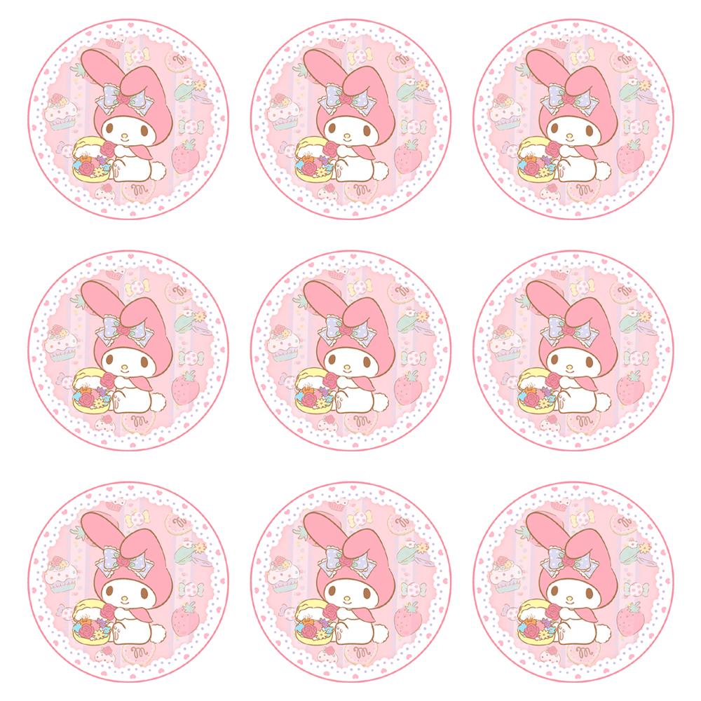 My Melody Temalı Etiket 5 cm 10 Adet