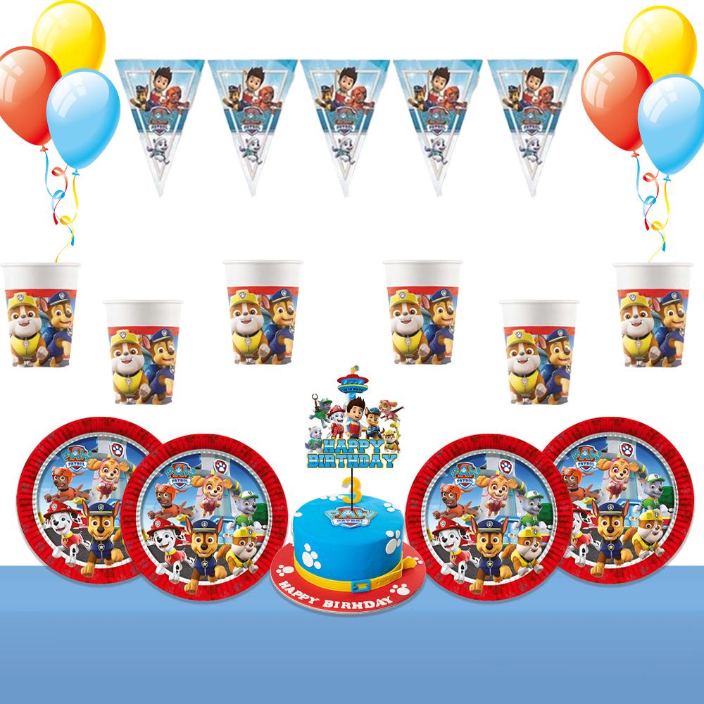 Paw Patrol Temalı Doğum Günü Parti Seti 16 Kişilik