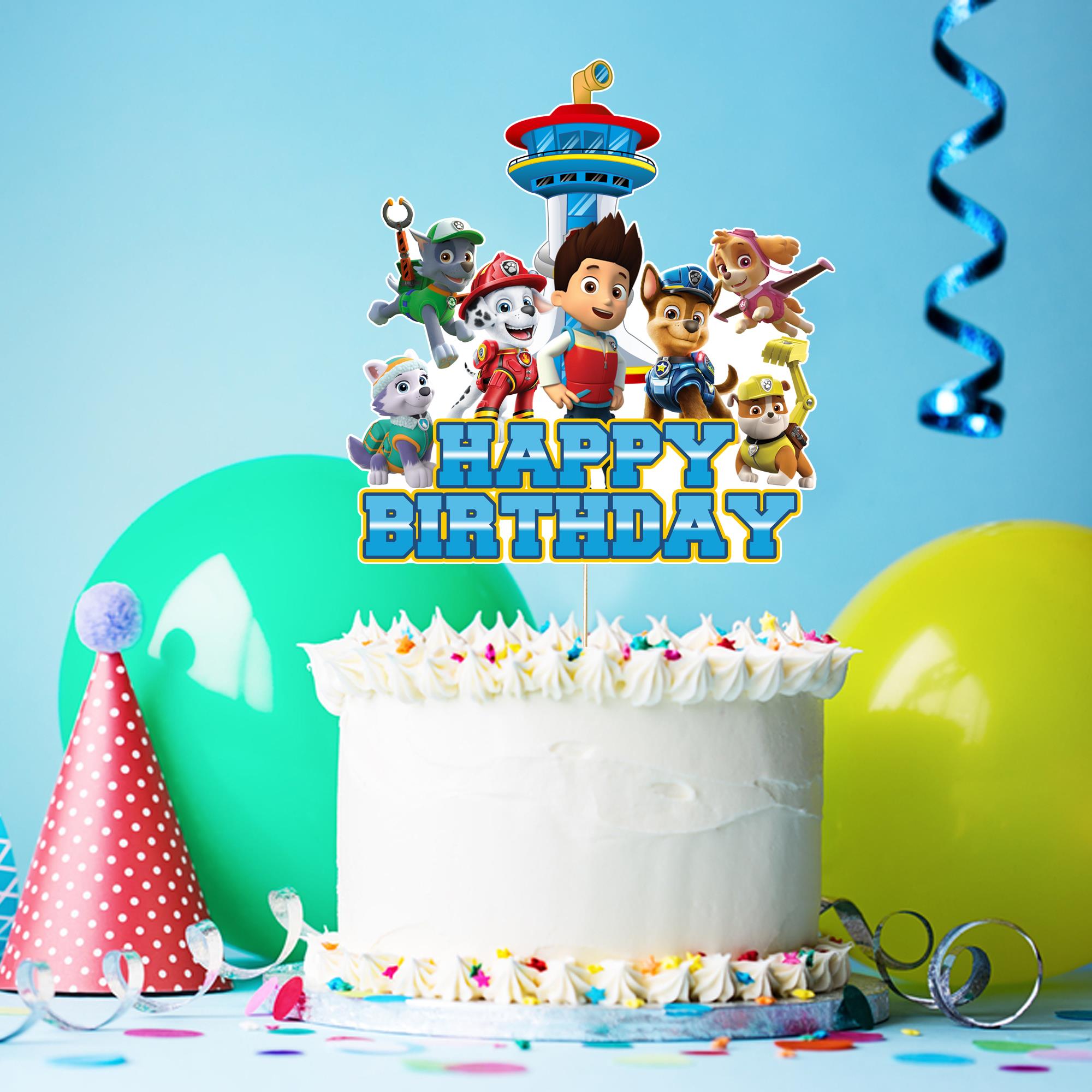 Paw Patrol Temalı Doğum Günü Parti Seti 8 Kişilik