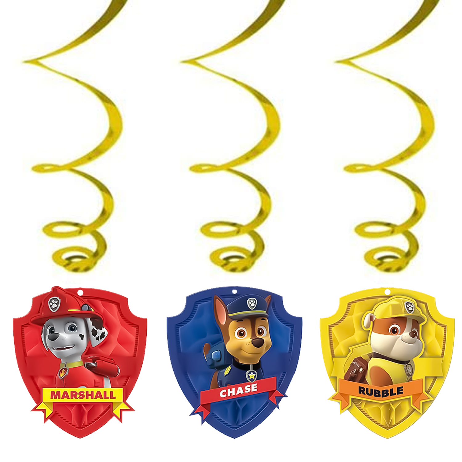 Paw Patrol Temalı Sarkıt İp Süs 3’lü