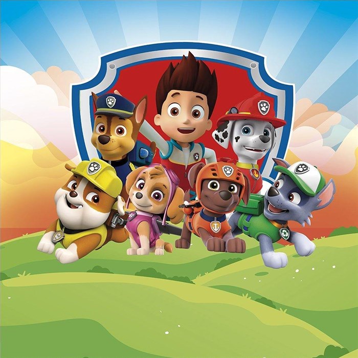 Paw Patrol Doğum Günü Kare Branda Afişi