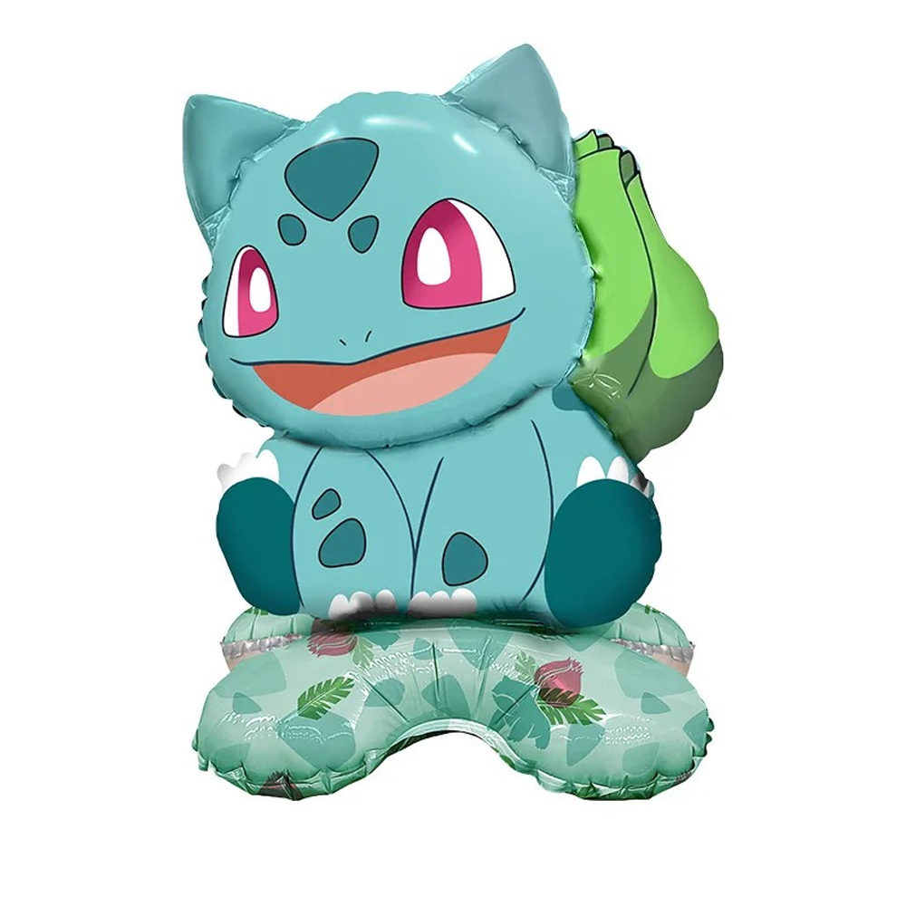 Ayaklı Pokemon Bulbasaur Temalı Folyo Balon