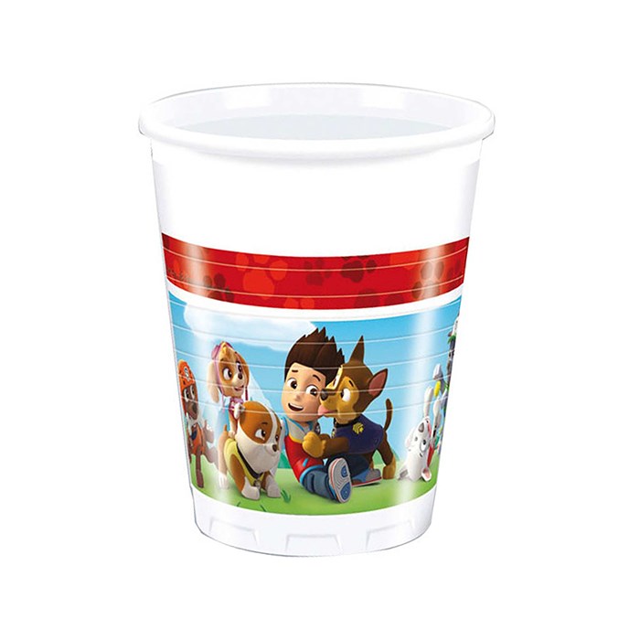 Paw Patrol Konsepti Plastik Bardak 8’li