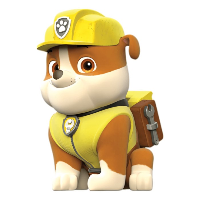 Paw Patrol Temalı Rubble 12 cm 1 adet