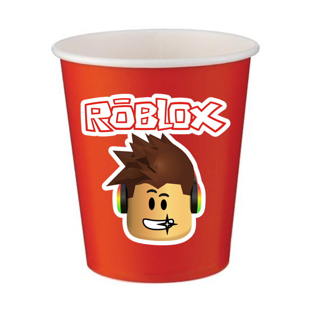 Roblox Konsetpli Kırmızı Bardak 5’li