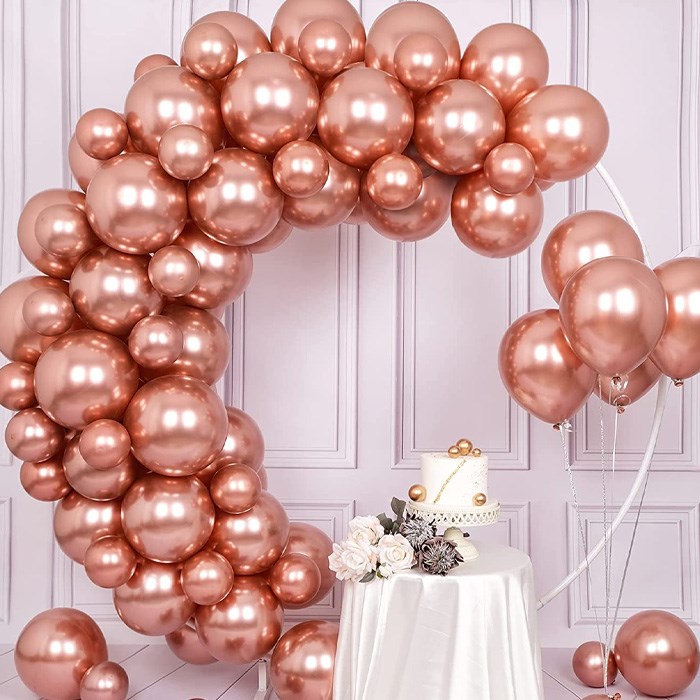 Rose Krom Balon 5’li