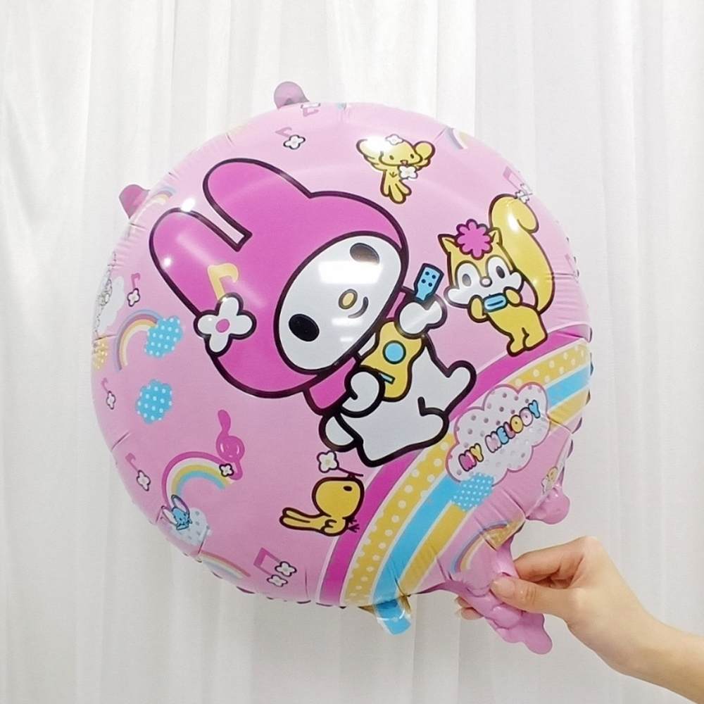 My Melody Konsepti Yuvarlak Folyo Balon