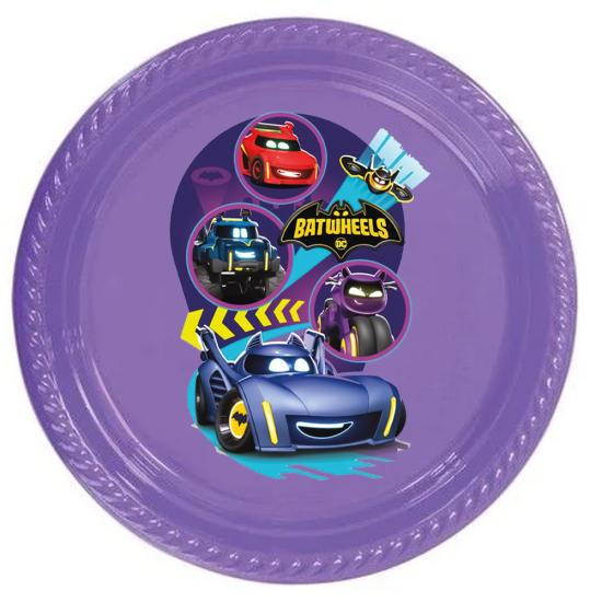 Batwheels Temalı Tabak 5 Adet