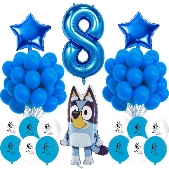 Bluey Konsepti Doğum Günü Balon Seti