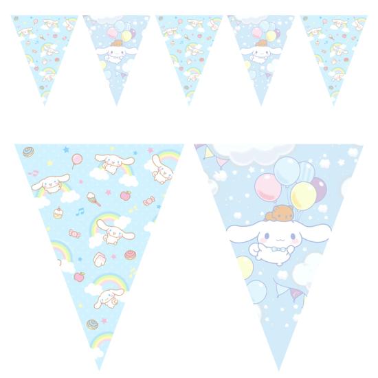 Cinnamoroll Konsepti Mini Flama Bayrak