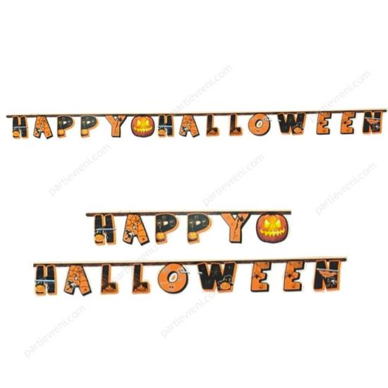 Happy Halloween Temalı Harf Banner