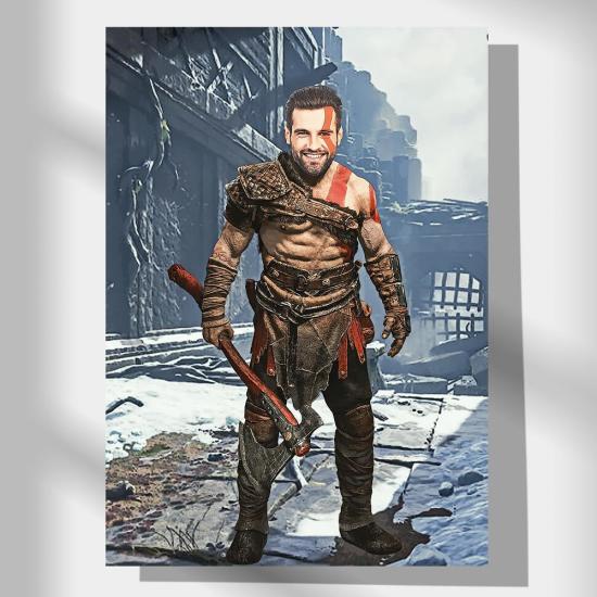 Kratos Konsepti Kişiye Özel Poster