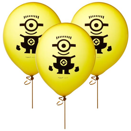 Minions Temalı Lateks Balon 5 adet