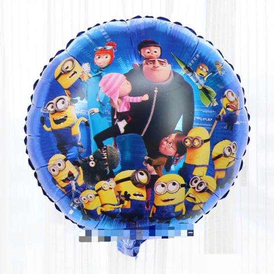 Minions Temalı Yuvarlak Folyo Balon