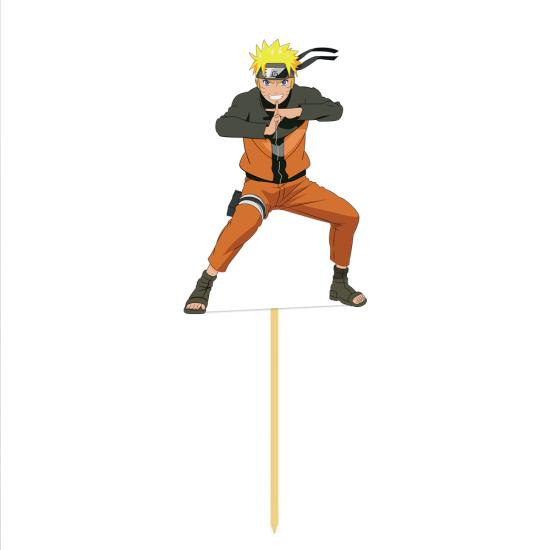 Naruto Temalı Çubuk Pasta Süsü