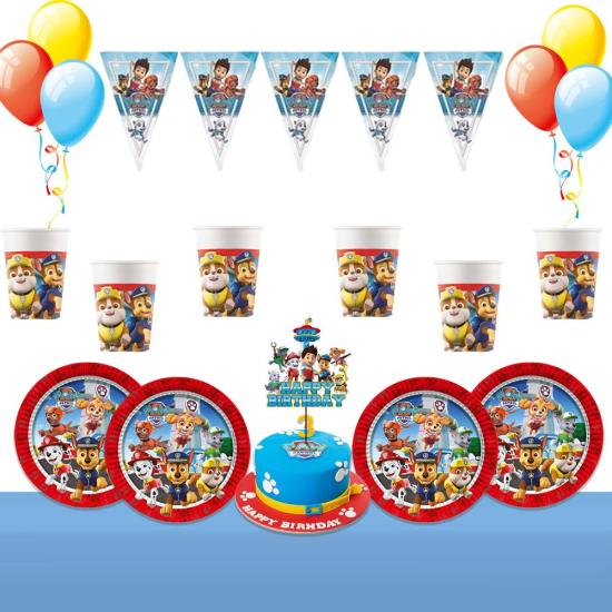 Paw Patrol Temalı Doğum Günü Parti Seti 16 Kişilik