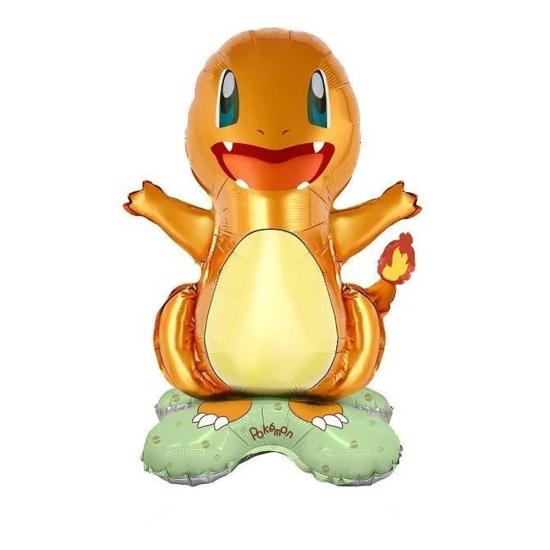 Ayaklı Pokemon Charmender Temalı Folyo Balon