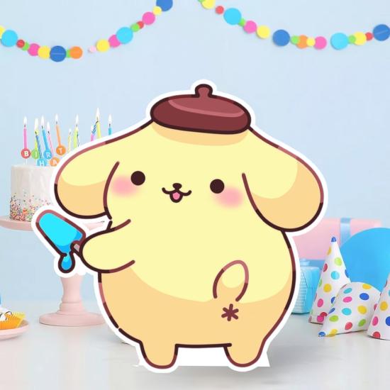 Pompompurin Temalı Masa Üstü Ayaklı Dekor Pano