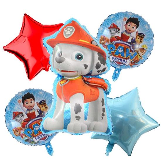 Paw Patrol Marshall Temalı Folyo Balon Seti 5 adet