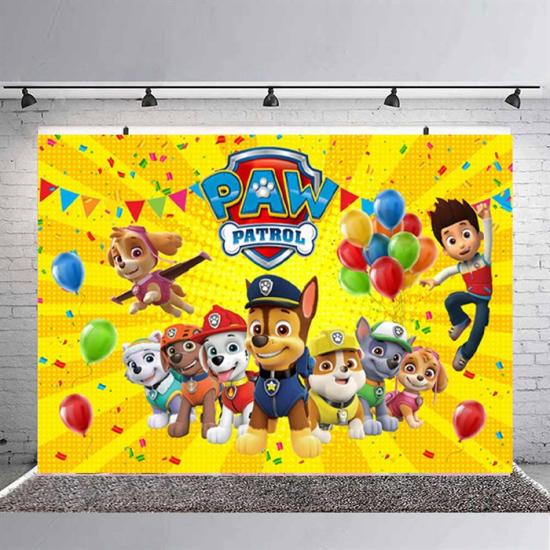 Paw Patrol Temalı Doğum Günü Branda Afişi