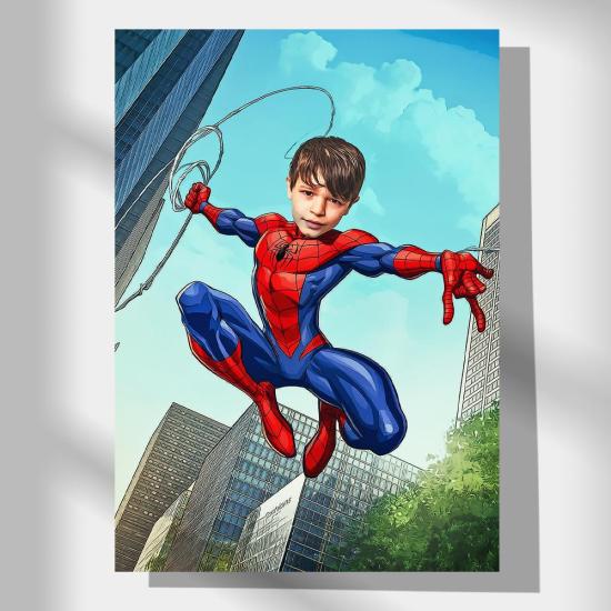 Spider-Man Temalı Kişiye Özel Poster