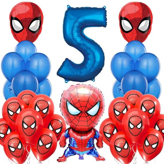 Spiderman Konsepti Doğum Günü Balon Seti