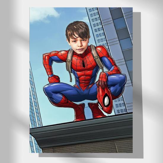 Spider-Man Konsepti Kişiye Özel Poster