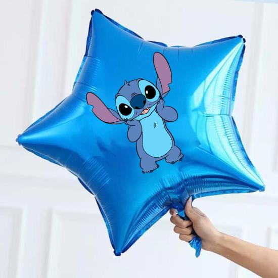 Stitch Konsepti Çıkartmalı Folyo Balon 40 cm