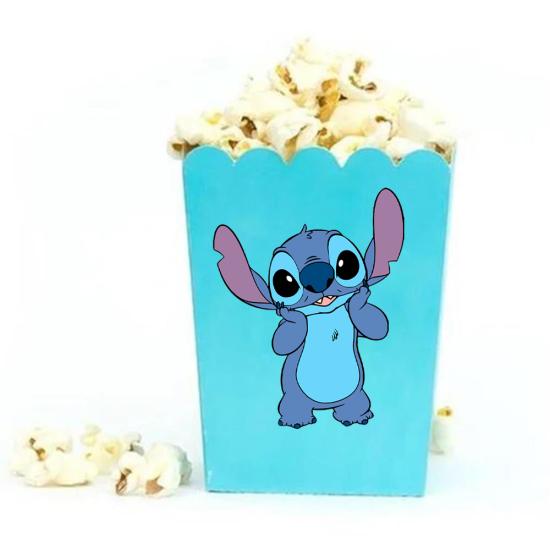 Stitch Konsepti Popcorn Mısır Kutusu 5’li