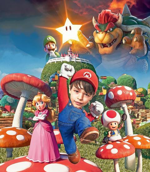 Super Mario Kişiye Özel Poster