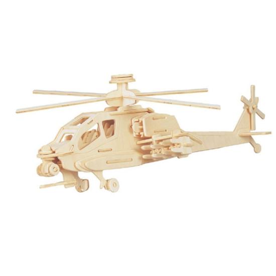 Woodcraft 3D 81 Parça Hediyelik Helikopter Puzzle