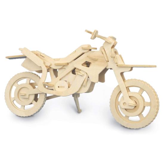 Woodcraft 3D 48 Parça Hediyelik Motor Puzzle