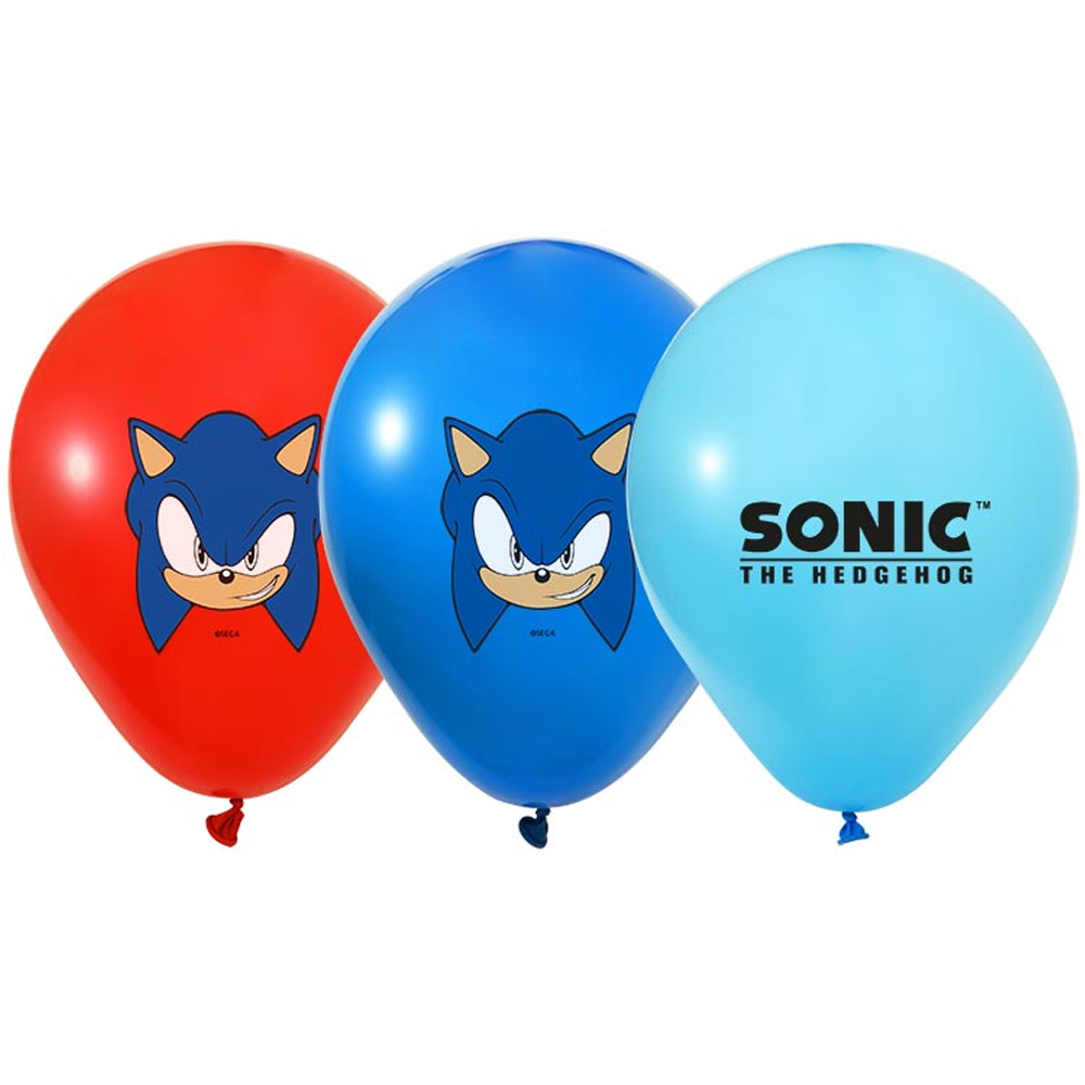 Sonic Baskılı Lisanslı Balon 5’li