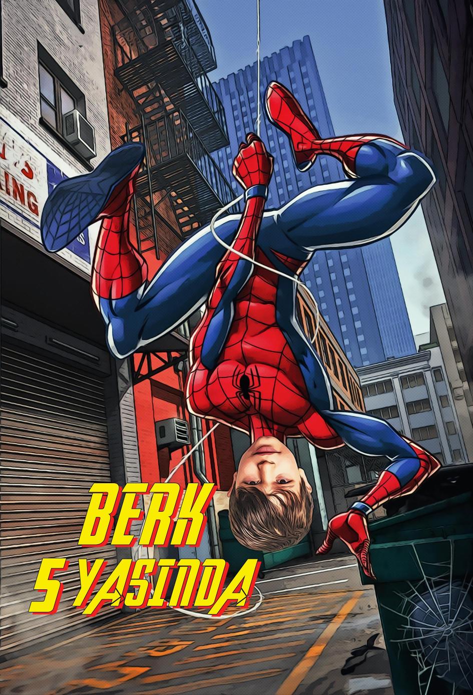 Spiderman Kişiye Özel Afişi