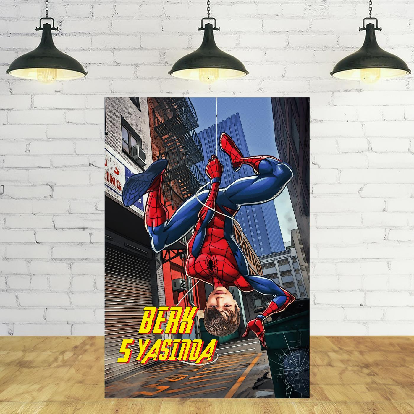 Spiderman Kişiye Özel Afişi